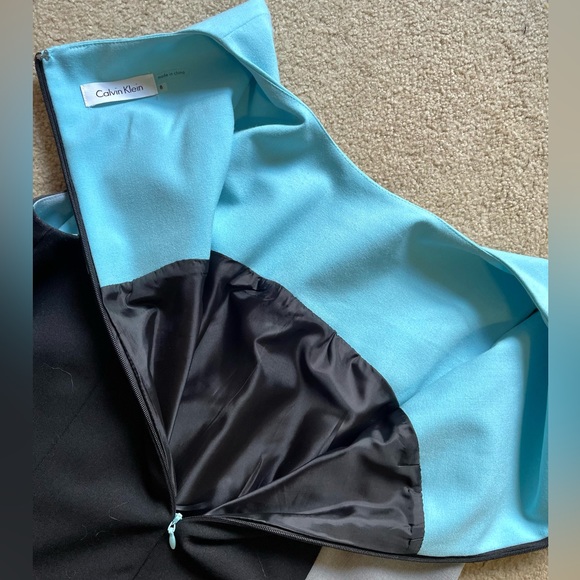 🆕 NWOT High Quality *Calvin Klein* Colorblock Business Dress - Women’s Size 8 - Picture 5 of 5